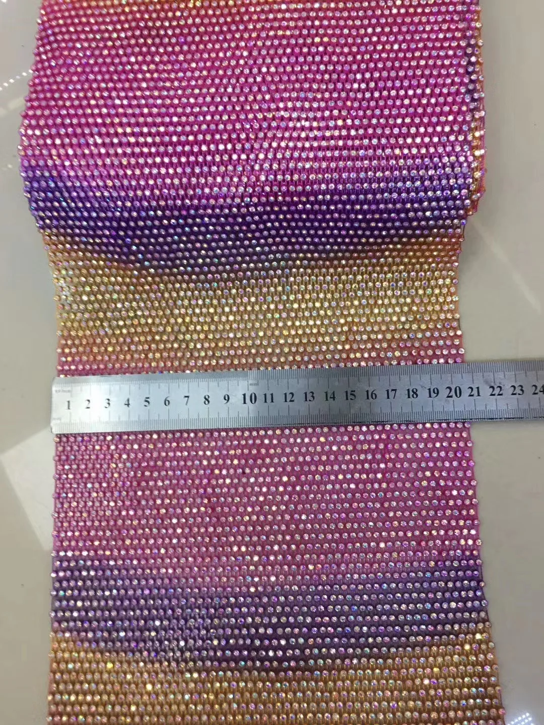 1 Yard 53x 44 Row Crystal Colorful Rhinestone Mesh Elastic Beads Lace Sparkle Hollow Out Diamond Fabric Fabric
1 Yard 53x 44 Row Crystal Colorful Rhinestone Mesh Elastic Beads Lace Sparkle Hollow Out Diamond Fabric Fabric