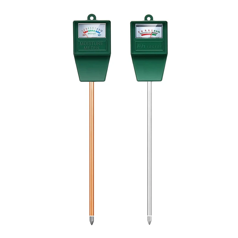 2 Pieces Soil PH Moisture Meter Set Soil Moisture Sensor Hygrometer Soil PH Meter Moisture Tester Gardening Tool Kits
2 Pieces Soil PH Moisture Meter Set Soil Moisture Sensor Hygrometer Soil PH Meter Moisture Tester Gardening Tool Kits