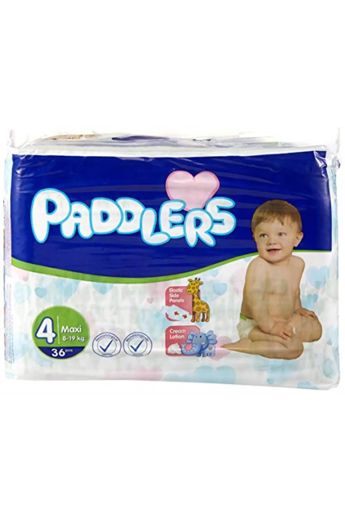 

Бренд: Paddlers Макси 36 шт. (8-19 кг) стая детская ткань, белая Категория: детские подгузники