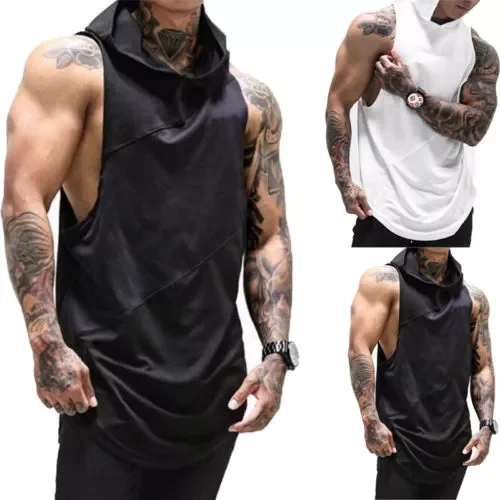 2023NEW Gym Men Muscle Sleeveless Tank Top Tee Shirt Bodybuilding Sport Fitness Vest 2019 New Summer Hot Sale 
2023NEW Gym Men Muscle Sleeveless Tank Top Tee Shirt Bodybuilding Sport Fitness Vest 2019 New Summer Hot Sale