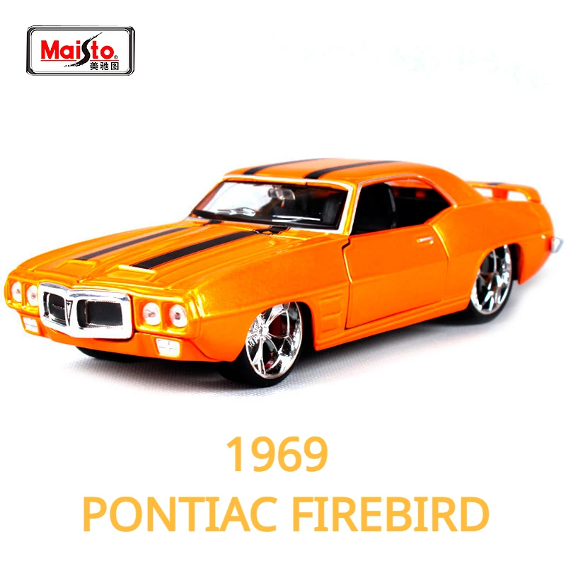 Maisto 1:24 1969 PONTIAC FIREBIRD Diecast Model Car Toy New In Box Free Shipping B840
Maisto 1:24 1969 PONTIAC FIREBIRD Diecast Model Car Toy New In Box Free Shipping B840