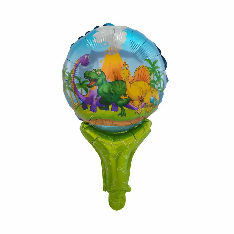 50pcs Mini Cartoon Dinosaur Foil Balloons Hand Stick with Bell Birthday Party Decoration Balloons Kids Toy Animal Zoo Theme Ball
50pcs Mini Cartoon Dinosaur Foil Balloons Hand Stick with Bell Birthday Party Decoration Balloons Kids Toy Animal Zoo Theme Ball