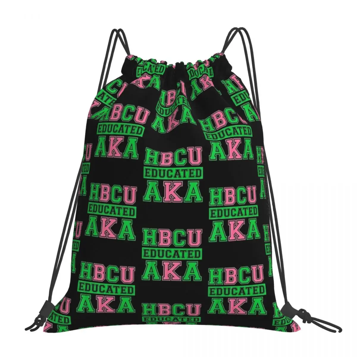 HBCU Grad AKA Sorority парафарфарналия образованные рюкзаки на шнурке сумки спортивные с