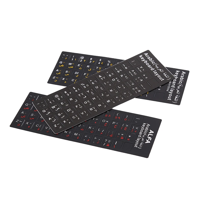 Arabic Keyboard Stickers letter Waterproof Frosted No Reflection Non-transparent Laptop Accessories
Arabic Keyboard Stickers letter Waterproof Frosted No Reflection Non-transparent Laptop Accessories