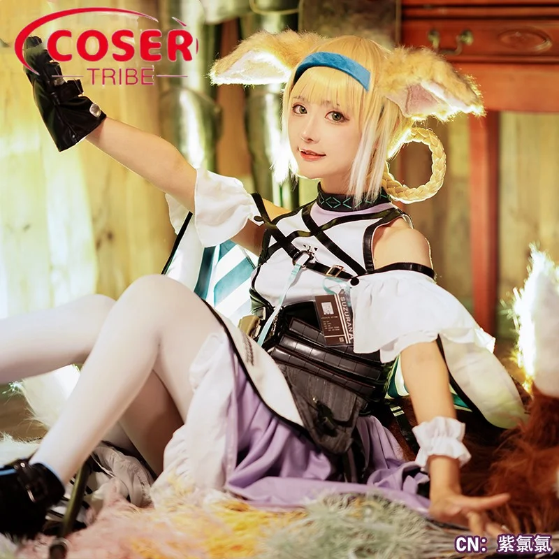COSER TRIBE Anime Game Arknights Suzuran Halloween Carnival Role Play Costume Complete Set
COSER TRIBE Anime Game Arknights Suzuran Halloween Carnival Role Play Costume Complete Set