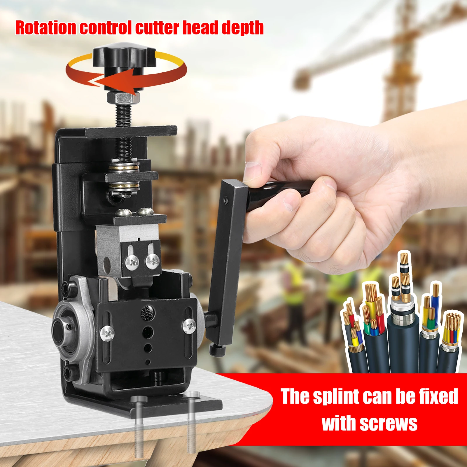 Portable Manual Wire Stripping Tool Household Cable Peeling Machine Hand Wire Stripper Scrap Copper Crank Stripper Recycle Tool
Portable Manual Wire Stripping Tool Household Cable Peeling Machine Hand Wire Stripper Scrap Copper Crank Stripper Recycle Tool