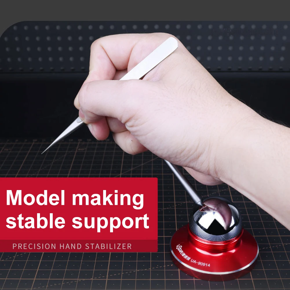 Precison Hand Stabilizer Model Miniature Making Tool Aluminum Alloy Adjustable Ball Head Hand Support for Hobbyists
Precison Hand Stabilizer Model Miniature Making Tool Aluminum Alloy Adjustable Ball Head Hand Support for Hobbyists