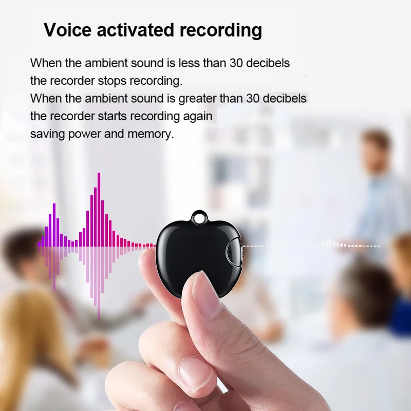 Mini Digital Voice Recorder Pendant Sound Activated Professional Dictaphone One Clice Record File Encryption Audio Recorder OTG 
Mini Digital Voice Recorder Pendant Sound Activated Professional Dictaphone One Clice Record File Encryption Audio Recorder OTG