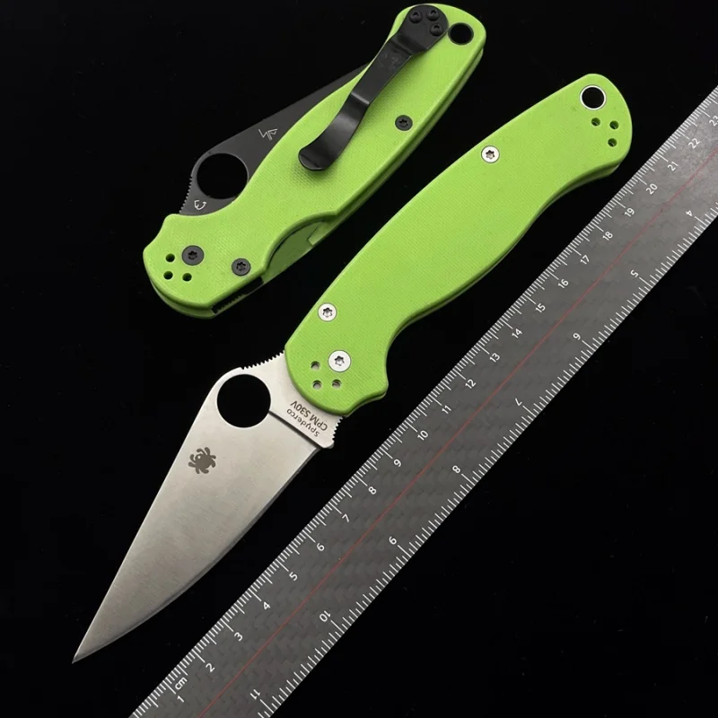New outdoor C81 Knife G10 Handle 440C Blade a Folding Knife Outdoor Camping Hunting Pocket Tactical Self-Defense EDC Knife
New outdoor C81 Knife G10 Handle 440C Blade a Folding Knife Outdoor Camping Hunting Pocket Tactical Self-Defense EDC Knife
