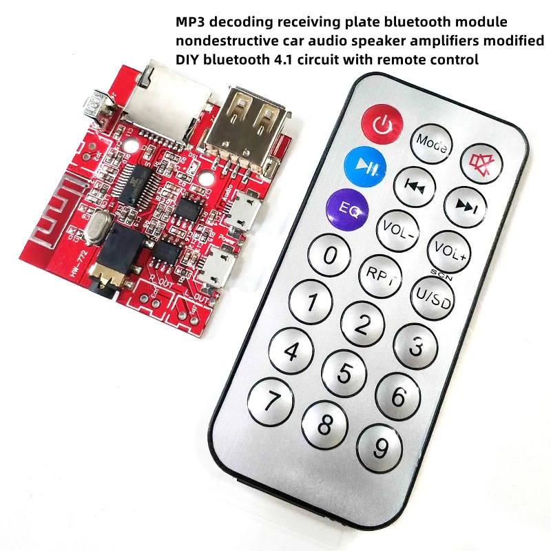 Bluetooth MP3 модуль декодирования аудио Плата приема без потерь автомобильный динамик усилитель модифицированный Bluetooth 4.1 печатная плата 1 шт.
Bluetooth MP3 модуль декодирования аудио Плата приема без потерь автомобильный динамик усилитель модифицированный Bluetooth 4.1 печатная плата 1 шт.