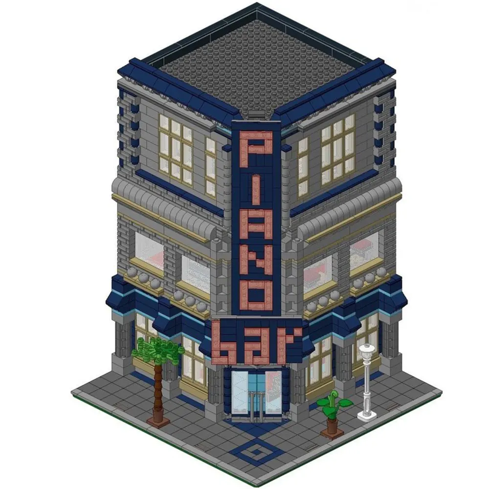 MOC-11036 Piano Bar House Building Blocks Set Idea Assemble Architecture Toys For Children Birthday Xmas Gits
MOC-11036 Piano Bar House Building Blocks Set Idea Assemble Architecture Toys For Children Birthday Xmas Gits