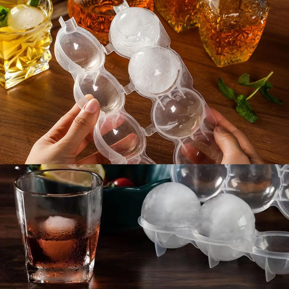 New Ice Ball Mold Ice Ball Maker DIY Ice Cream Moulds Whiskey Cocktail Sphere Round Ice Cube Mold Bar Party Kitchen Accessories
New Ice Ball Mold Ice Ball Maker DIY Ice Cream Moulds Whiskey Cocktail Sphere Round Ice Cube Mold Bar Party Kitchen Accessories