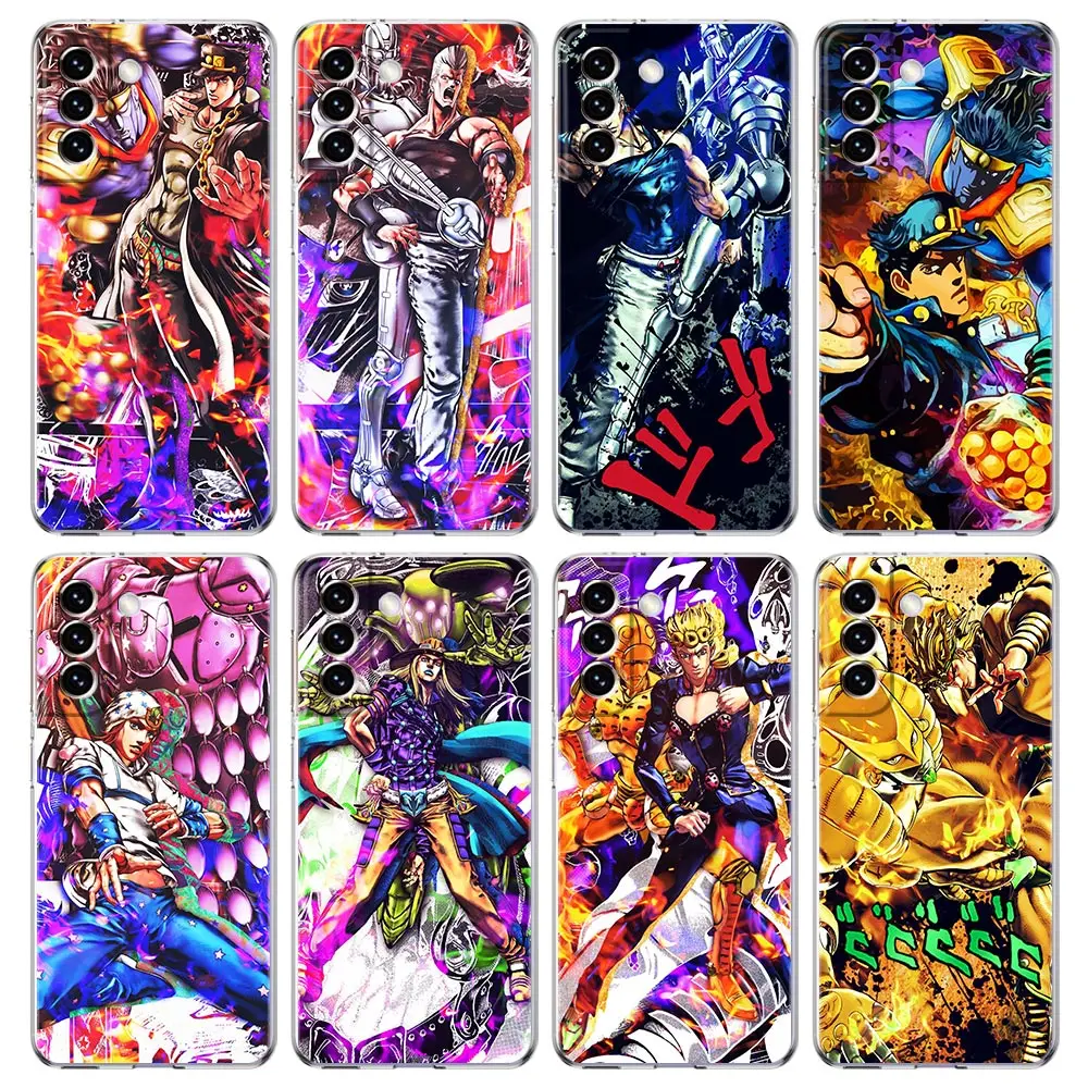 Anime JoJo Bizarre Adventure Phone Case For Samsung Galaxy S22 5G S20 Ultra S21 FE 5G S10E S9 S8 S10 Plus Note 20 10 Clear Cover
Anime JoJo Bizarre Adventure Phone Case For Samsung Galaxy S22 5G S20 Ultra S21 FE 5G S10E S9 S8 S10 Plus Note 20 10 Clear Cover