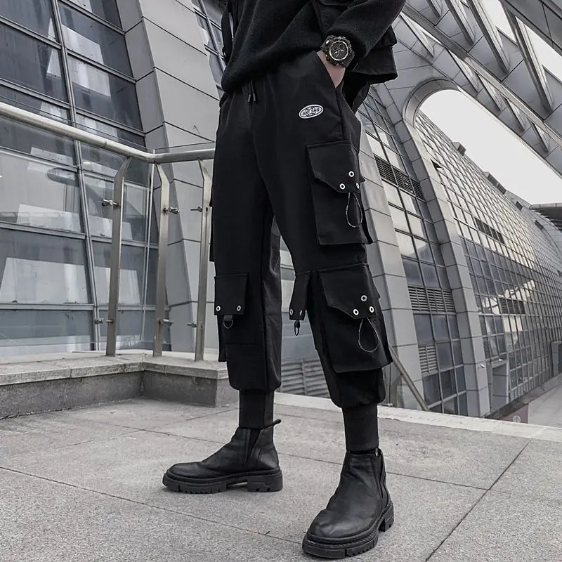Брюки-карго мужские Techwear, мужские брюки-карго, уличная одежда, модные штаны в стиле Харадзюку, джоггеры, строгие бриджи
Брюки-карго мужские Techwear, мужские брюки-карго, уличная одежда, модные штаны в стиле Харадзюку, джоггеры, строгие бриджи