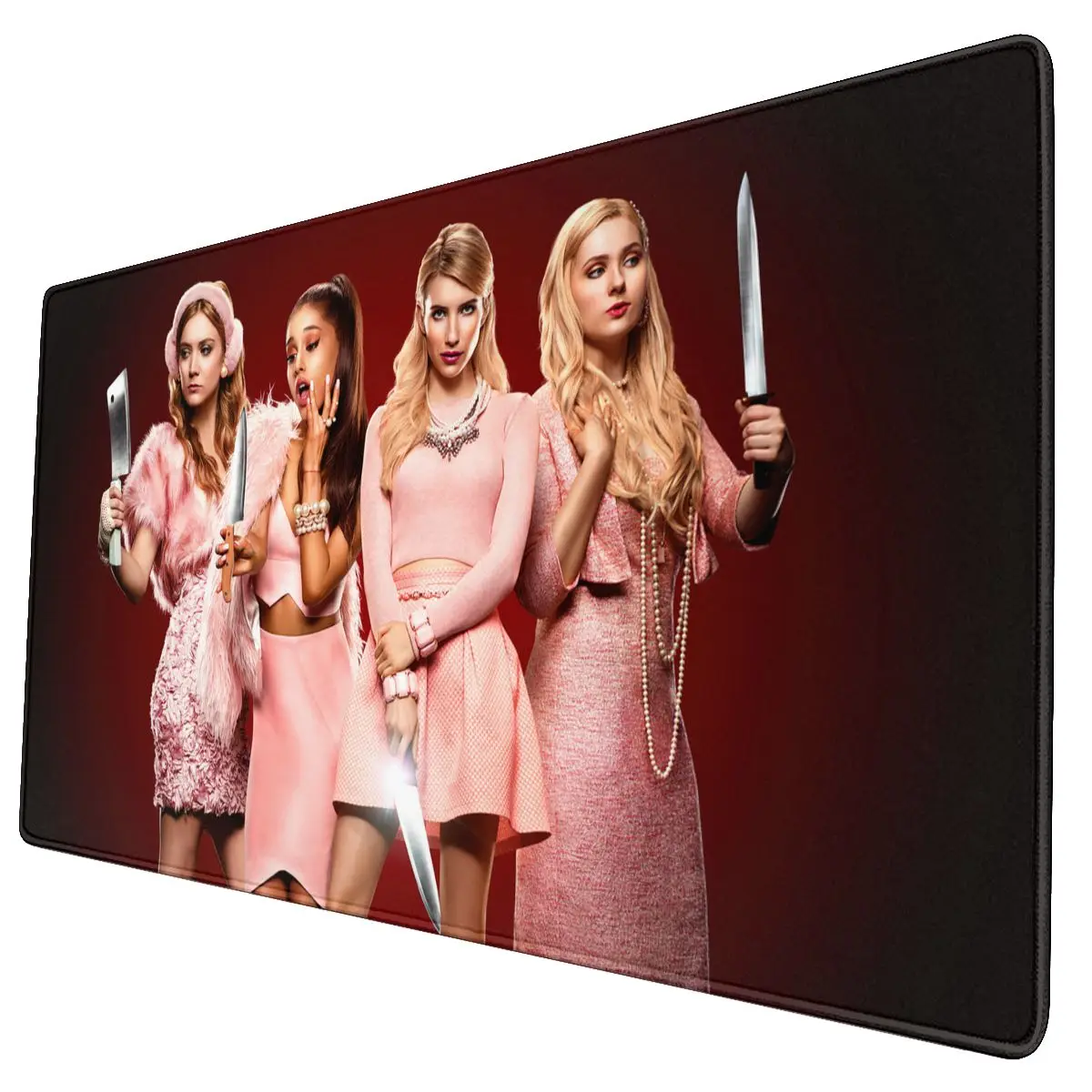 

TV Show Scream Queens Emma Game Mouse Pad PC Mouse Mat 900x400 Anti-slip Natural Rubber Mousepad for Computer