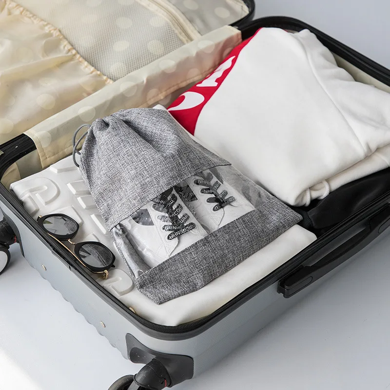 Non-woven Shoes Storage Bag Waterproof Anti-yellow Dry Travel Drawstring Portable Bag Closet Clothing Classified Hanging Bag
Non-woven Shoes Storage Bag Waterproof Anti-yellow Dry Travel Drawstring Portable Bag Closet Clothing Classified Hanging Bag