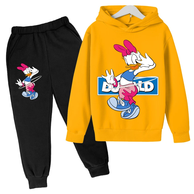 Disney Donald Duck Hoodie Boys Girls Clothing Kids Fashion Clothing Kids Sportswear Cartoon Harajuku Hoodie Pants 2 Piece Set
Disney Donald Duck Hoodie Boys Girls Clothing Kids Fashion Clothing Kids Sportswear Cartoon Harajuku Hoodie Pants 2 Piece Set