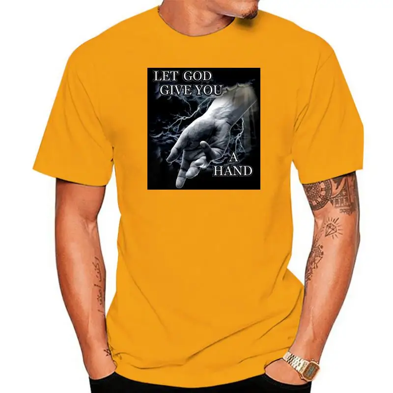 Let God Give You A Hand T-Shirt Religious Catholic Jesus Bible Mens Tee Shirt Adults Casual Tee Shirt
Let God Give You A Hand T-Shirt Religious Catholic Jesus Bible Mens Tee Shirt Adults Casual Tee Shirt