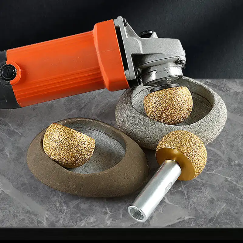 30-50mm Diamond Brazed Round Grinding Head Abrasive Tool For Internal Arc Grinding Of Stones Engraving Tool Head Mushroom Head
30-50mm Diamond Brazed Round Grinding Head Abrasive Tool For Internal Arc Grinding Of Stones Engraving Tool Head Mushroom Head