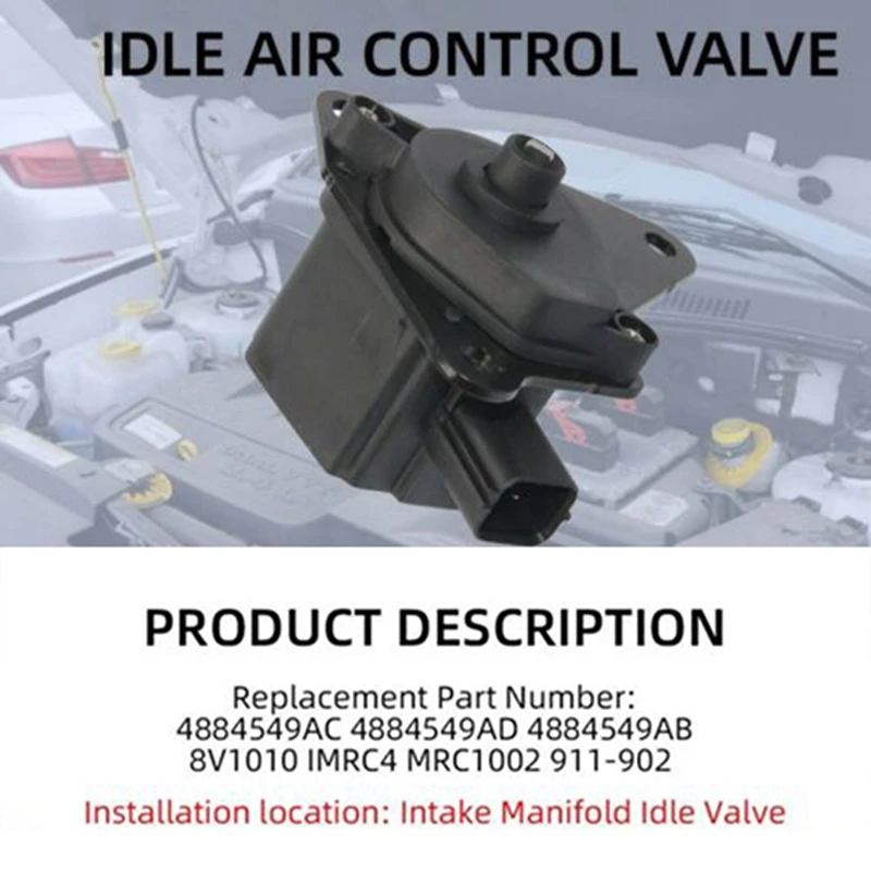 1 Piece Intake Manifold Runner Control Valve 04884549AD 4884549AC Parts For Jeep Chrysler Dodge 2.0 2.4
1 Piece Intake Manifold Runner Control Valve 04884549AD 4884549AC Parts For Jeep Chrysler Dodge 2.0 2.4