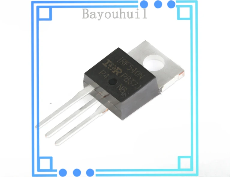 10PCS Original Authentic IRF540NPBF TO-220 N Channel 100V 33A Straight Plug MOSFET Field Effect Tube 
10PCS Original Authentic IRF540NPBF TO-220 N Channel 100V 33A Straight Plug MOSFET Field Effect Tube