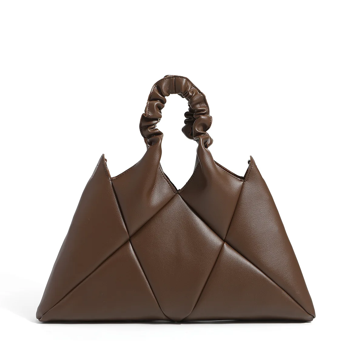 Designed Luxury Handbag for Female Diamond Triangular Pleated Design Fashion Handbag Bag for Party Wediing Soft PU Purse
Designed Luxury Handbag for Female Diamond Triangular Pleated Design Fashion Handbag Bag for Party Wediing Soft PU Purse