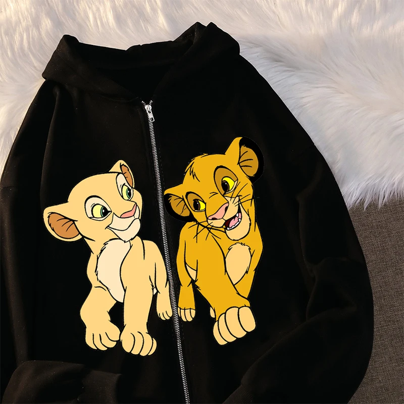 Disney The Lion King Women Sweatshirts Clothing Hoodies 2022 Winter Oversize Print Hooded Women Cotton Long Sleeve Zip up hoodie
Disney The Lion King Women Sweatshirts Clothing Hoodies 2022 Winter Oversize Print Hooded Women Cotton Long Sleeve Zip up hoodie
