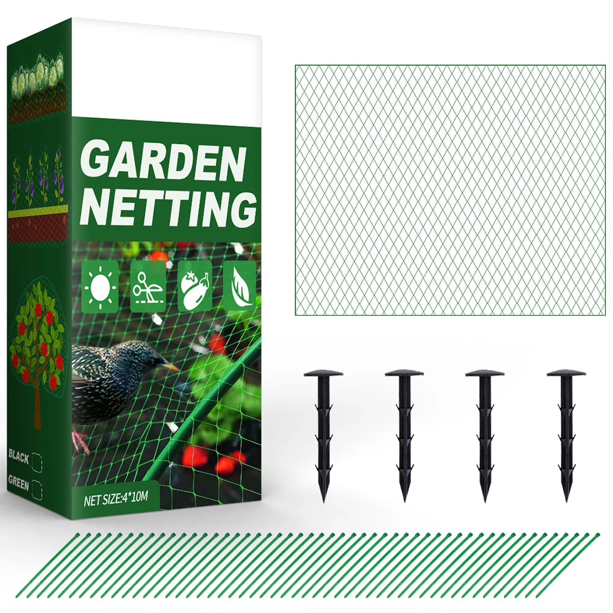 Сетка для ограждения растений, Полиэтиленовая дышащая сетка для ограждения, цвет зеленый, 13x32,8 футов, с завязками
Сетка для ограждения растений, Полиэтиленовая дышащая сетка для ограждения, цвет зеленый, 13x32,8 футов, с завязками