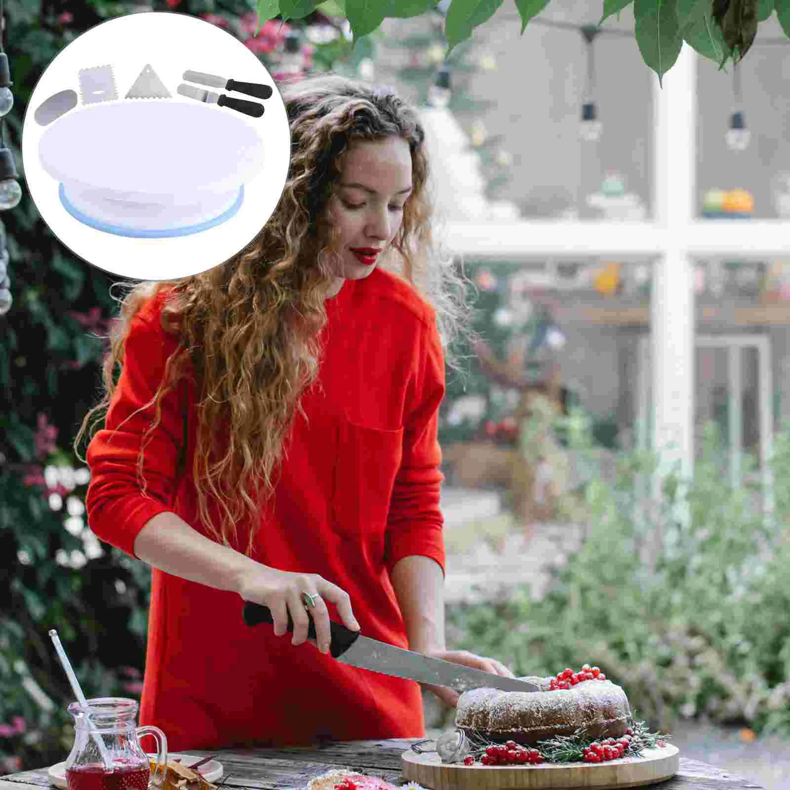 Cake Tools Turntable Smoother Decorating Icing Baking Leveler Bread Display Plate Tool Scraper Decoration Kitchen accessories
Cake Tools Turntable Smoother Decorating Icing Baking Leveler Bread Display Plate Tool Scraper Decoration Kitchen accessories