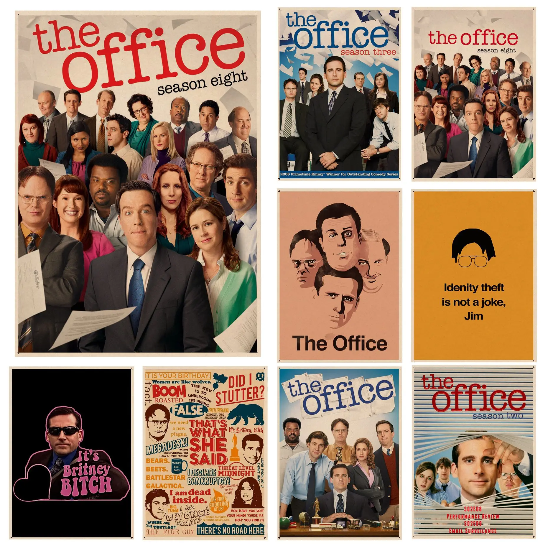 American TV Series The Office DIY poster Vintage Room Bar Cafe Decor Stickers Wall Painting
American TV Series The Office DIY poster Vintage Room Bar Cafe Decor Stickers Wall Painting