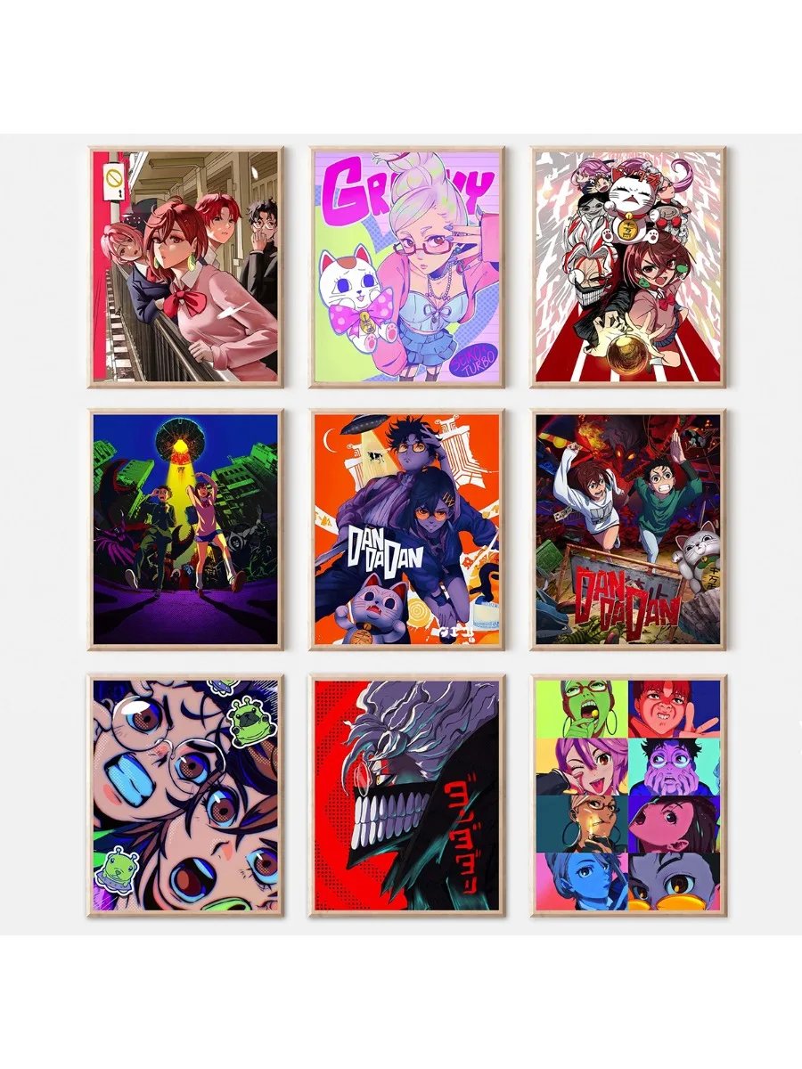 Настенные принты Дандадан 9 шт.
Настенные принты Дандадан 9 шт.