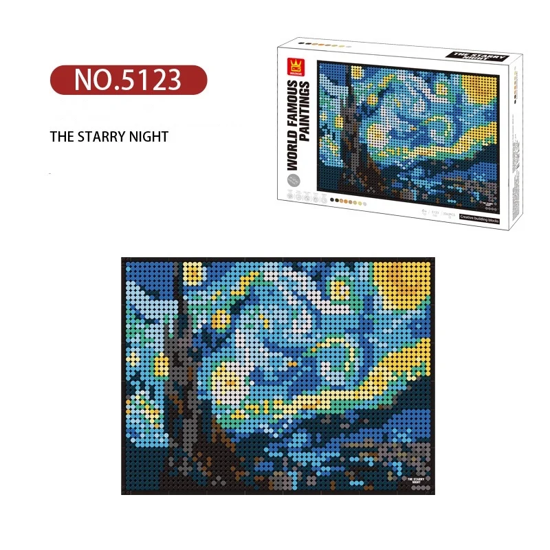 3D Art Pixel Painting Sunflowers The Starry Night Building Blocks Art Mosaic Bricks Classic Frame DIY Home Decoration Toys Gift
3D Art Pixel Painting Sunflowers The Starry Night Building Blocks Art Mosaic Bricks Classic Frame DIY Home Decoration Toys Gift