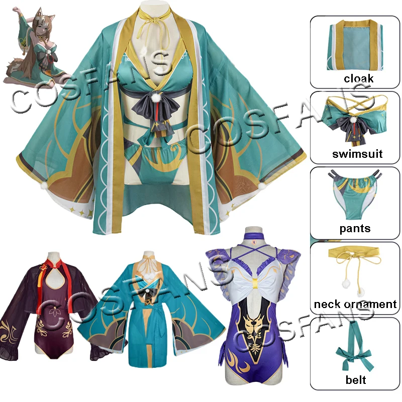 Genshin Impact Cosplay Costume Swimsuit Venti Ms Hina Hu Tao Lisa Bikini Summer Swimwear Sunscreen Shirt Sexy Underwear Game
Genshin Impact Cosplay Costume Swimsuit Venti Ms Hina Hu Tao Lisa Bikini Summer Swimwear Sunscreen Shirt Sexy Underwear Game