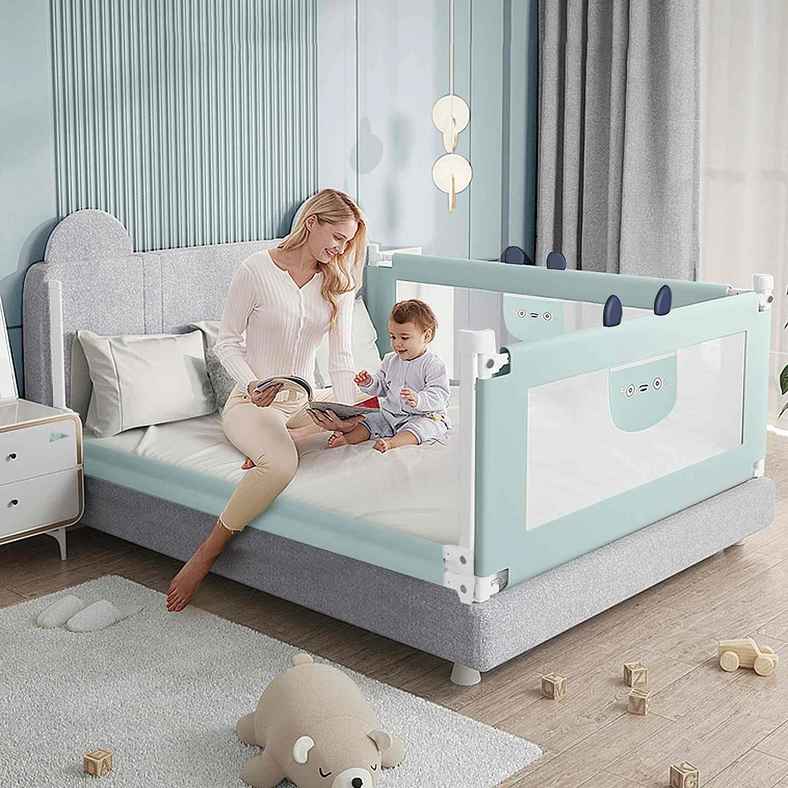Baby Protective Playpen Fence Bed Rail Guardrail for Kids Single Child Safety Bed Bumper Braid Foldable Protective Barrier US
Baby Protective Playpen Fence Bed Rail Guardrail for Kids Single Child Safety Bed Bumper Braid Foldable Protective Barrier US