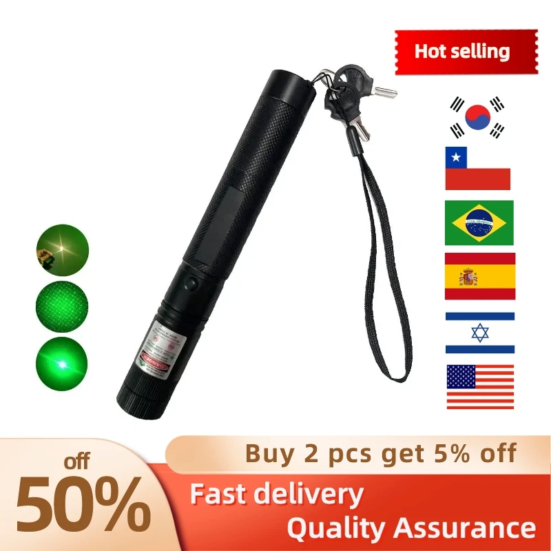 Powerful 10000m 532nm Green Laser Sight laser pointer Powerful Adjustable Focus Lazer with laser pen Head Burning Match
Powerful 10000m 532nm Green Laser Sight laser pointer Powerful Adjustable Focus Lazer with laser pen Head Burning Match