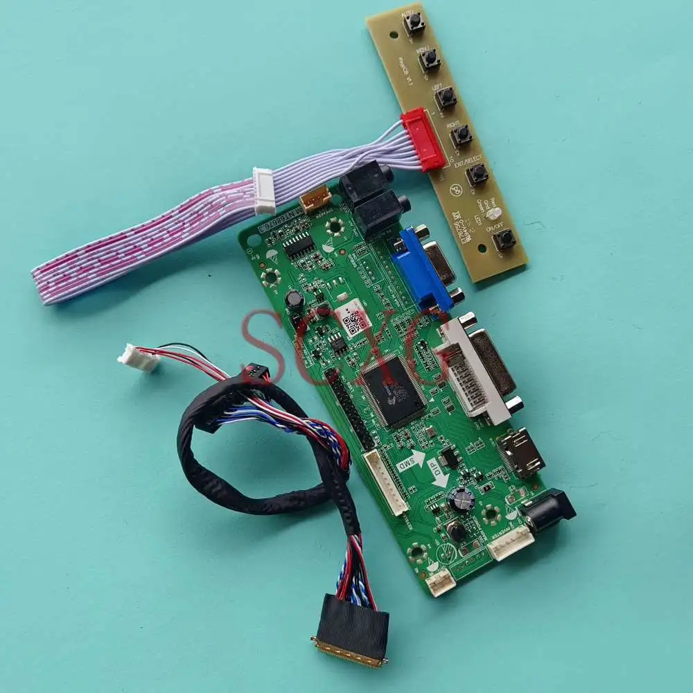 LED LCD Matrix Controller Board Work With B121EW09 V2 HDMI-Compatible VGA DVI 1280*800 60Hz 12.1" Laptops LVDS 40 Pins
LED LCD Matrix Controller Board Work With B121EW09 V2 HDMI-Compatible VGA DVI 1280*800 60Hz 12.1" Laptops LVDS 40 Pins