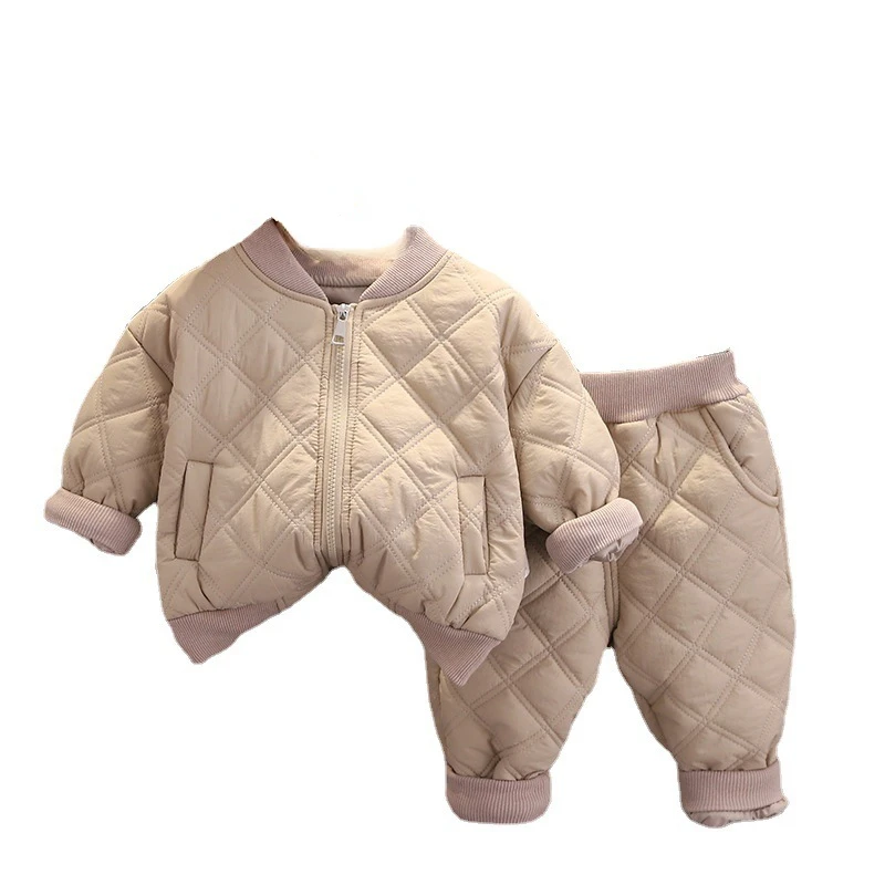 New Winter Fashion Children Clothes Baby Boys Girls Thicken Cotton Jacket Pants 2Pcs/Sets Toddler Casual Costume Kids Tracksuits 
New Winter Fashion Children Clothes Baby Boys Girls Thicken Cotton Jacket Pants 2Pcs/Sets Toddler Casual Costume Kids Tracksuits
