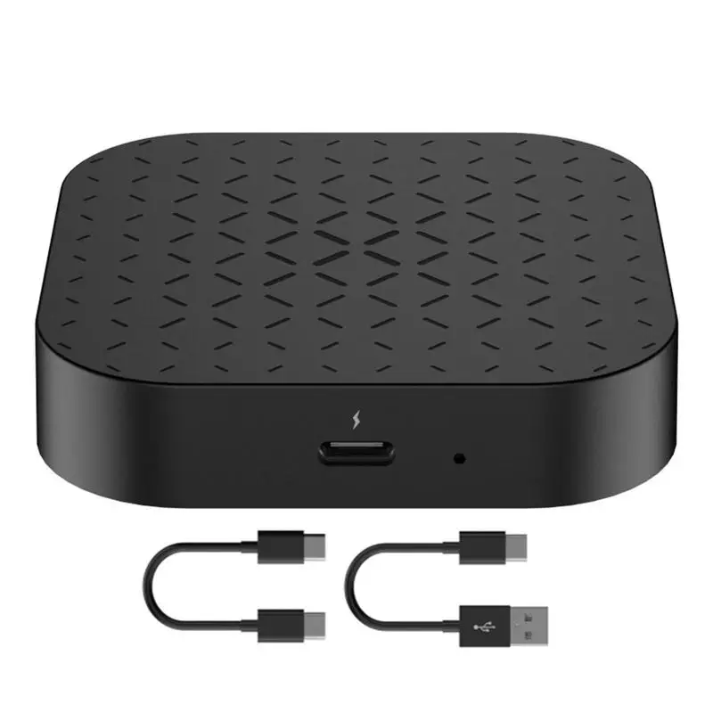 AI Box Adapter Wired To WirelessMultimedia Adapter For Car Plug & Play 5G WiFi Transmission 4-Core Wireless Connection Car Video
AI Box Adapter Wired To WirelessMultimedia Adapter For Car Plug & Play 5G WiFi Transmission 4-Core Wireless Connection Car Video