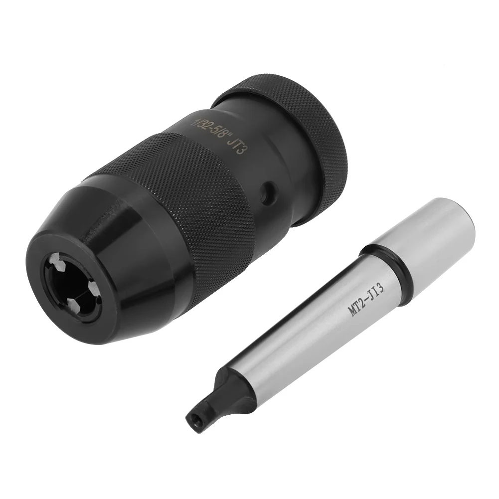 1-16mm Capacity 45# Steel Self Tighten Keyless Lathe Drill Chuck with MT2-JT3 Taper Arbor Keyless Keyless Keyless Keyless
1-16mm Capacity 45# Steel Self Tighten Keyless Lathe Drill Chuck with MT2-JT3 Taper Arbor Keyless Keyless Keyless Keyless