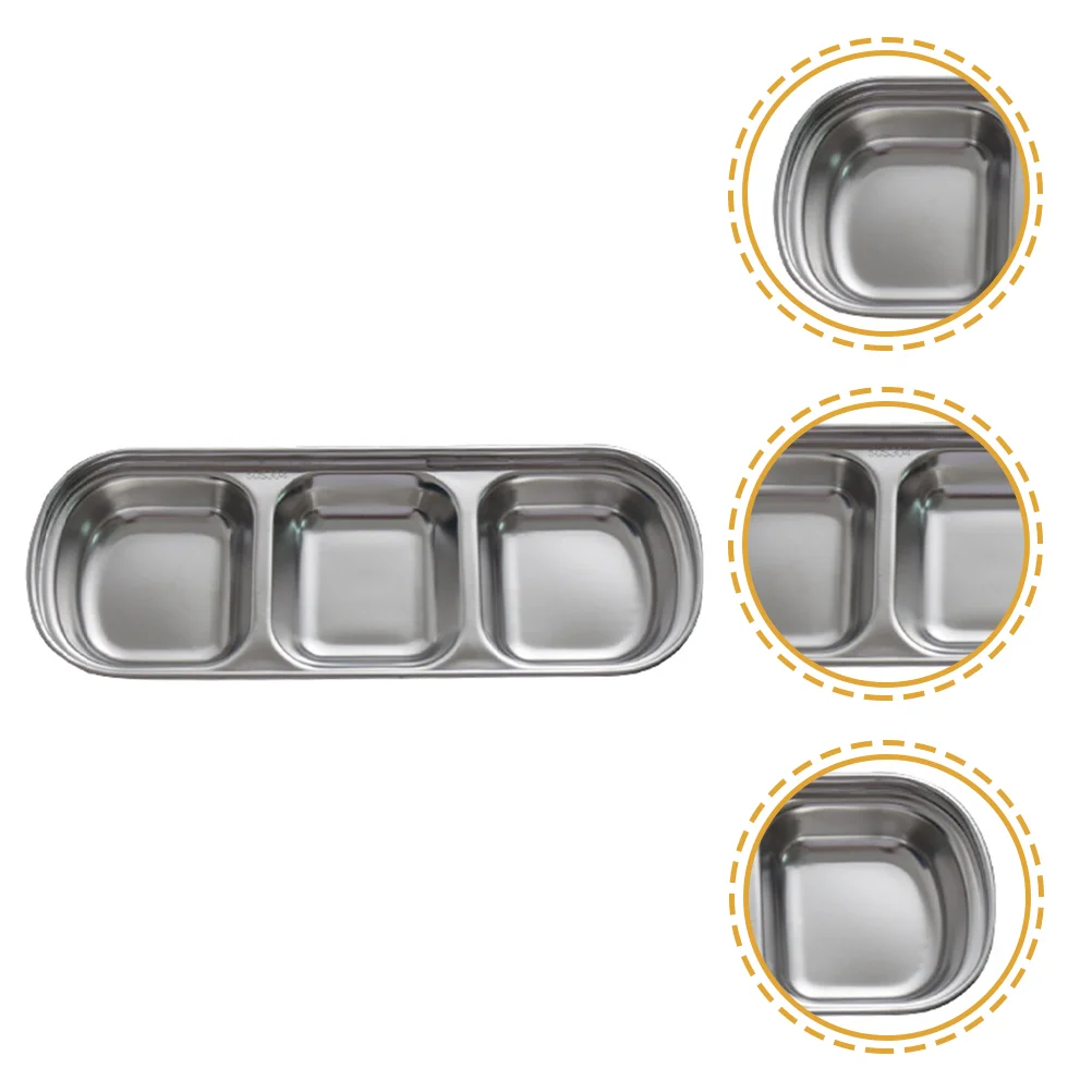 Dish Divided Lightweight Portable Restaurant Soy Sauce Dish Stainless Steel Sauce Dish Kitchen Dipping Sauce Dish
Dish Divided Lightweight Portable Restaurant Soy Sauce Dish Stainless Steel Sauce Dish Kitchen Dipping Sauce Dish