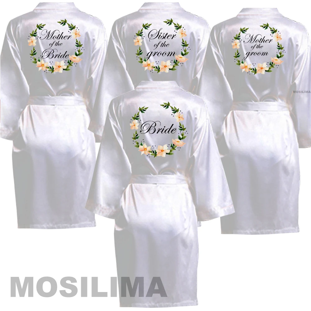 Satin Silk Robes Wedding BathRobe Bride Bridesmaid Dress Gown Women Clothing Sleepwear XK022
Satin Silk Robes Wedding BathRobe Bride Bridesmaid Dress Gown Women Clothing Sleepwear XK022
