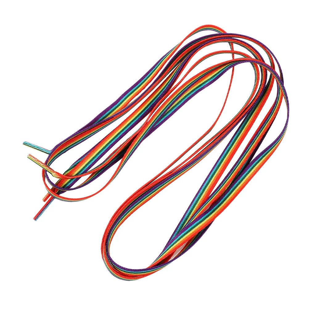 Rainbow Gradient Laces Shoe Canvas Shoes Ties Vertical Stripes Shoestring Stylish
Rainbow Gradient Laces Shoe Canvas Shoes Ties Vertical Stripes Shoestring Stylish
