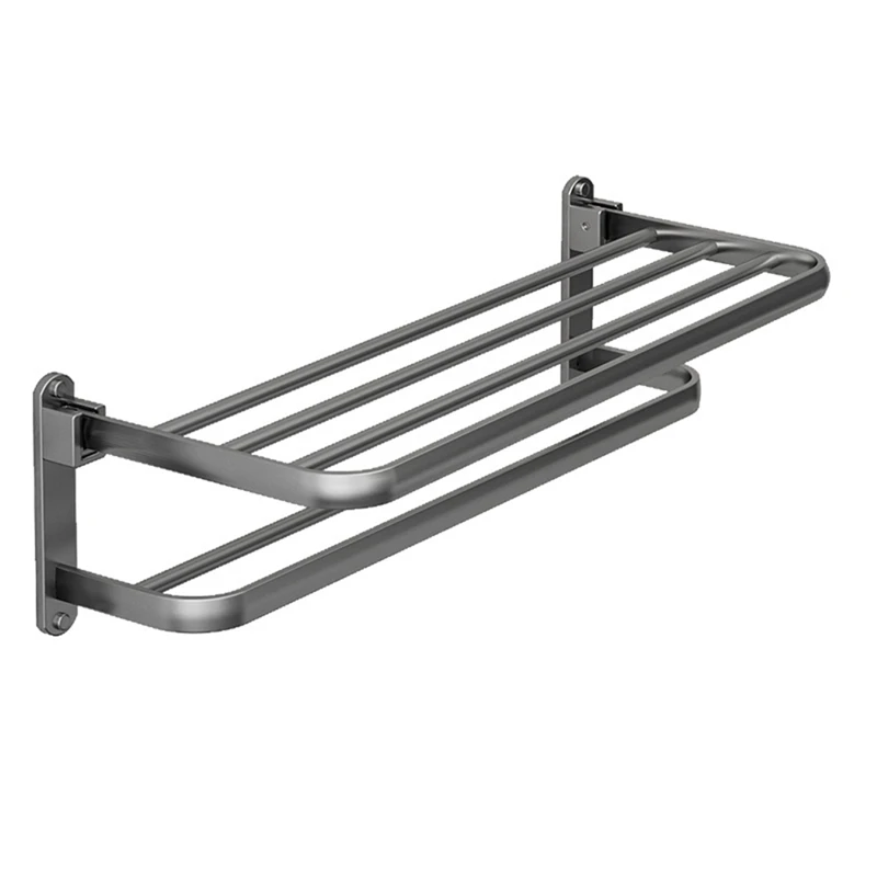 Big Deal Space Aluminum Wall Mounted Foldable Bath Towel Rack Rail Holder Punch-Free Bathroom Storage Shelf
Big Deal Space Aluminum Wall Mounted Foldable Bath Towel Rack Rail Holder Punch-Free Bathroom Storage Shelf