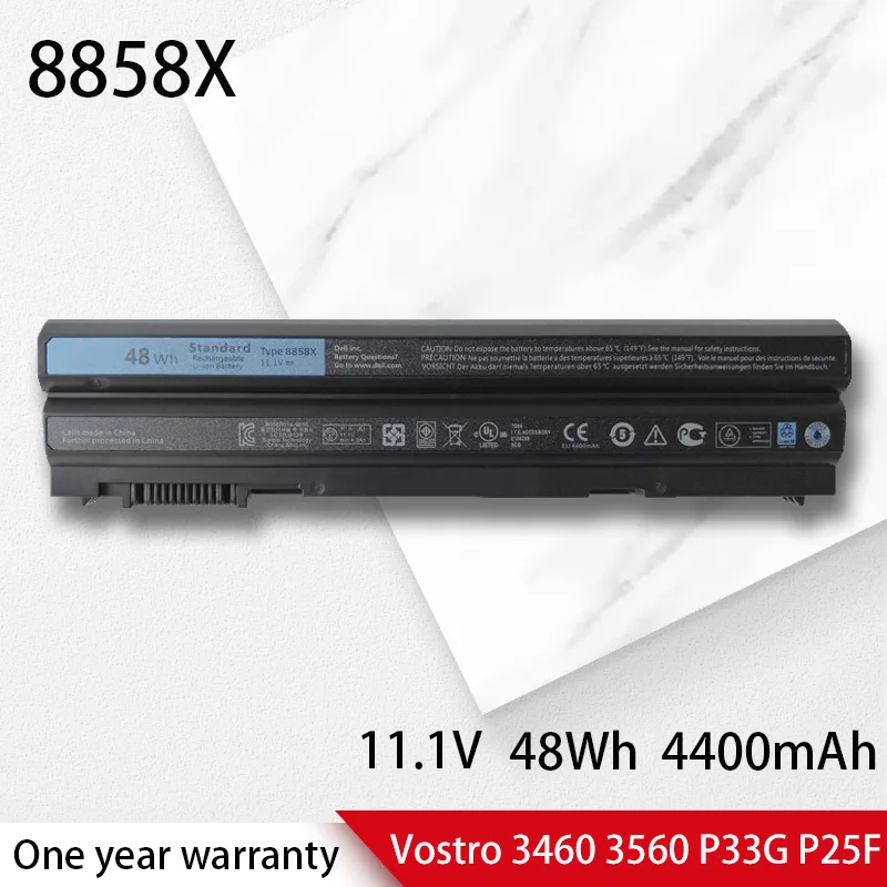 Аккумулятор для ноутбука Dell 8858X 8P3YX 911MD Vostro 3460 3560 P33G Latitude E6420 E6520 Inspiron 7420 7520 7720 5420 5520 5720
Аккумулятор для ноутбука Dell 8858X 8P3YX 911MD Vostro 3460 3560 P33G Latitude E6420 E6520 Inspiron 7420 7520 7720 5420 5520 5720