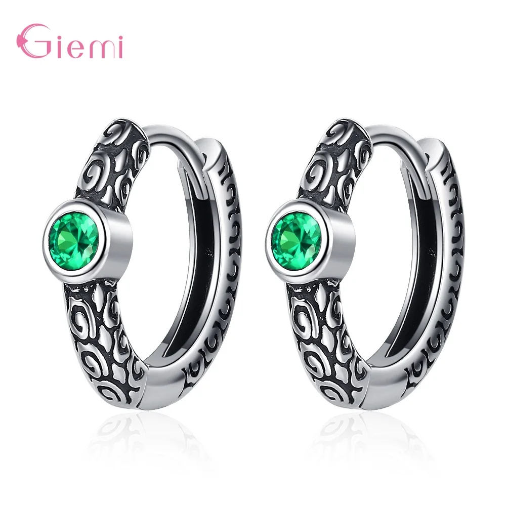 New Korean Style Genuine 925 Sterling Silver Hoop Earrings For Women Girl Birthday Gift Sparkling Green Crystal Earrings
New Korean Style Genuine 925 Sterling Silver Hoop Earrings For Women Girl Birthday Gift Sparkling Green Crystal Earrings