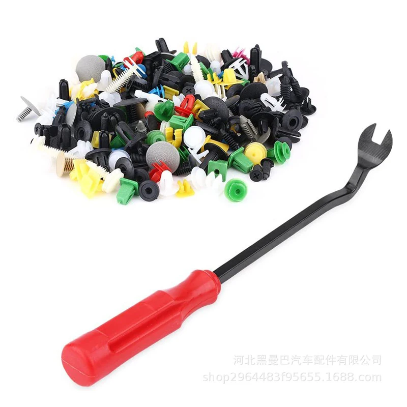 Car Trim Clips Plastic Fasteners Universal Auto Vehicle Bumper Screw Snap Rivet Retainer Kit with Panel Removal Pry Tool
Car Trim Clips Plastic Fasteners Universal Auto Vehicle Bumper Screw Snap Rivet Retainer Kit with Panel Removal Pry Tool