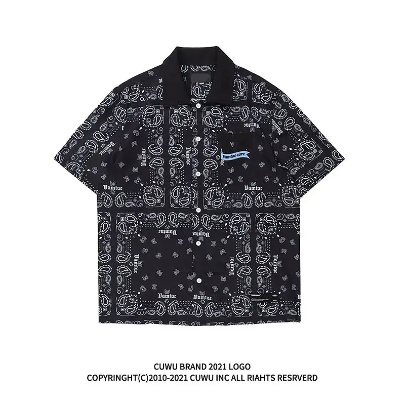 Рубашка с коротким рукавом и цветком кешью для мужчин и женщин, лето 2022, свободная рубашка с коротким рукавом и пуговицами, парные американс...
Рубашка с коротким рукавом и цветком кешью для мужчин и женщин, лето 2022, свободная рубашка с коротким рукавом и пуговицами, парные американс...