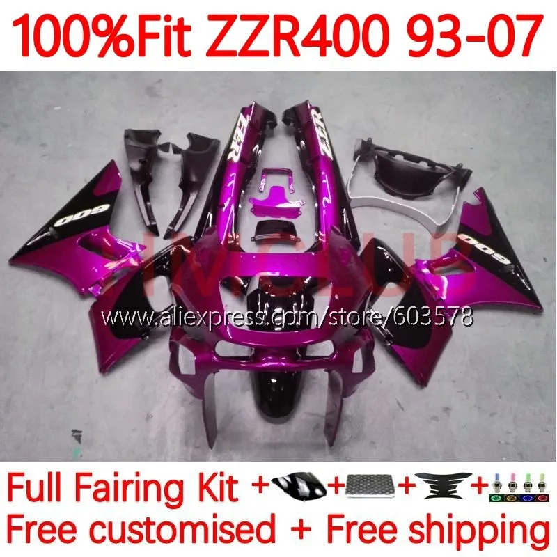Injection For KAWASAKI NINJA ZZR 400 ZZR400 2000 2001 2002 2005 2006 2007 ZZR-400 93 95 96 97 98 99 Fairing 82No.138 pink glossy
Injection For KAWASAKI NINJA ZZR 400 ZZR400 2000 2001 2002 2005 2006 2007 ZZR-400 93 95 96 97 98 99 Fairing 82No.138 pink glossy