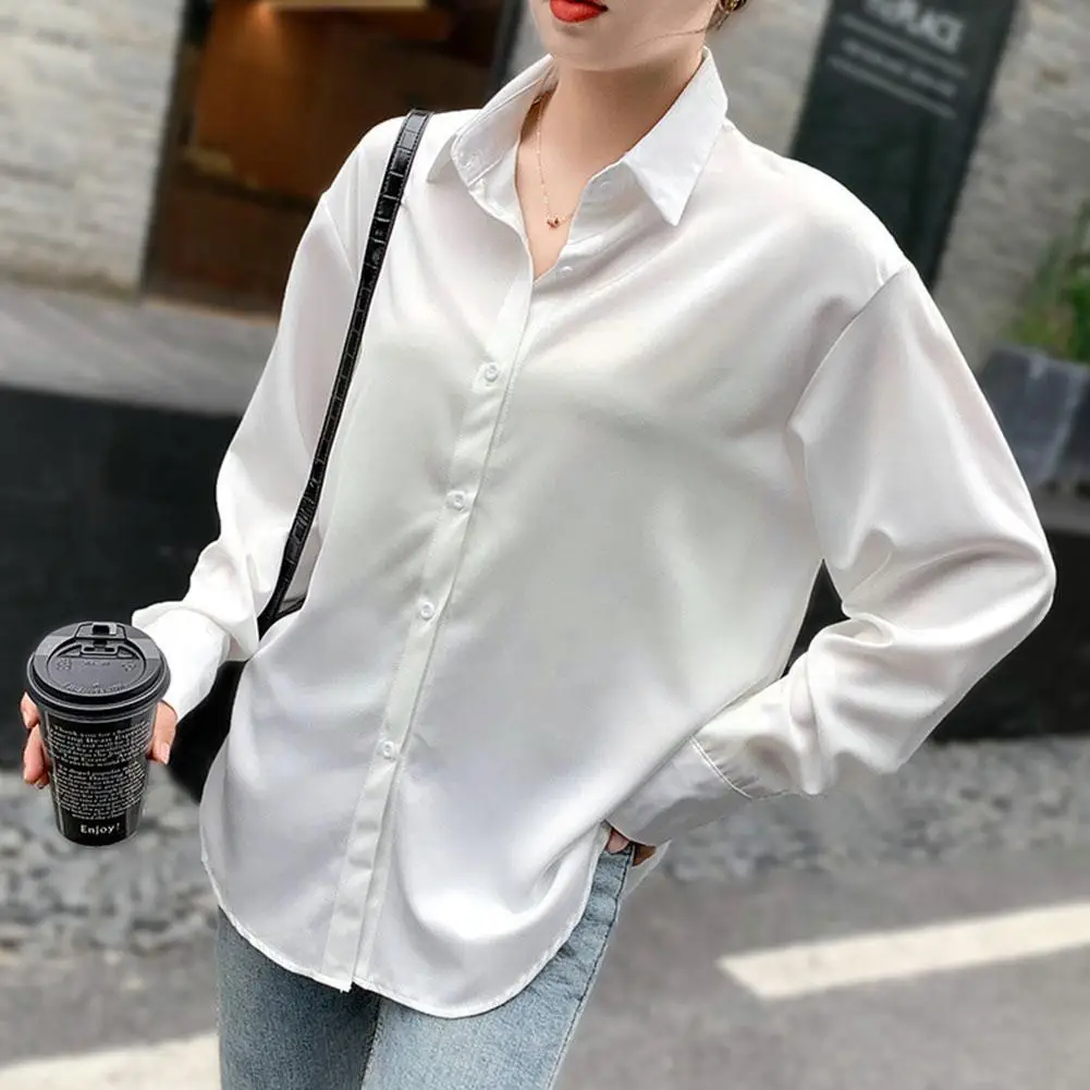 Satin Shirt Women Clothing Vintage Blouse Office Lady Plus Longsleeve Color Shirt Casual Daily Size Overshirt Top Ladies G9t3
Satin Shirt Women Clothing Vintage Blouse Office Lady Plus Longsleeve Color Shirt Casual Daily Size Overshirt Top Ladies G9t3