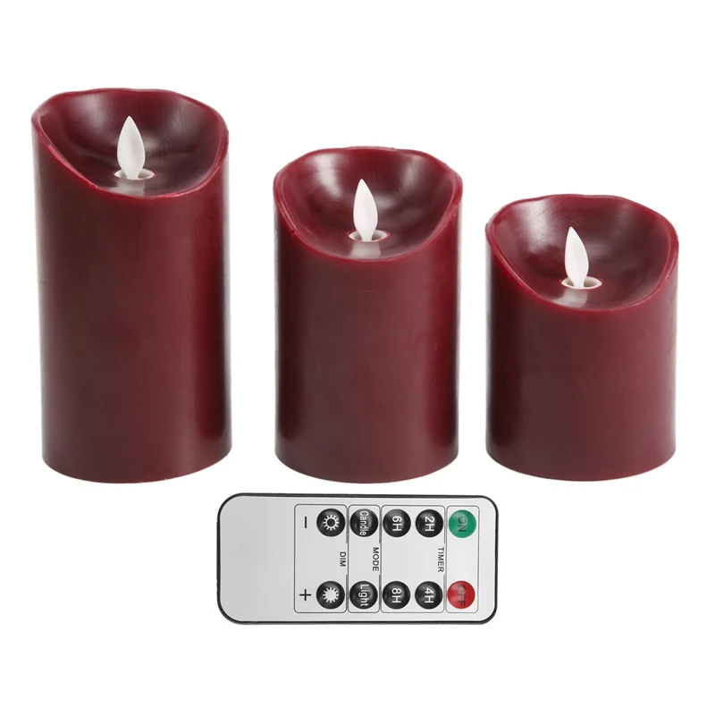 Flameless Candles Flickering Flameless Candles Decorative Flameless Candles Moving LED Flame Red Candles With Timer
Flameless Candles Flickering Flameless Candles Decorative Flameless Candles Moving LED Flame Red Candles With Timer